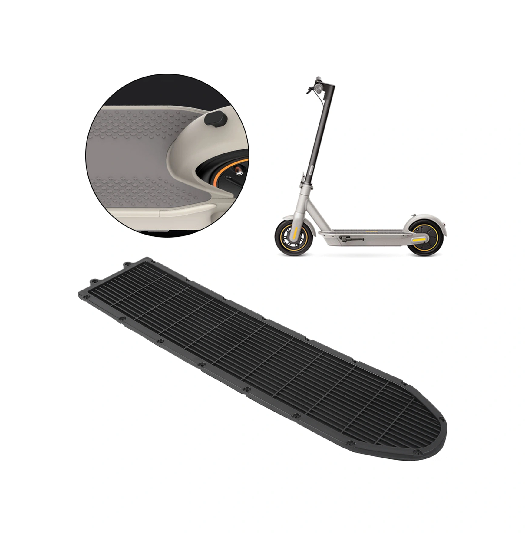 Vkemall Ninebot Max-g30 İçin Su Geçirmez Plastik Akü Tabanı, Dayanıklı, Kolay Kurulum, Scooter Aksesuarı