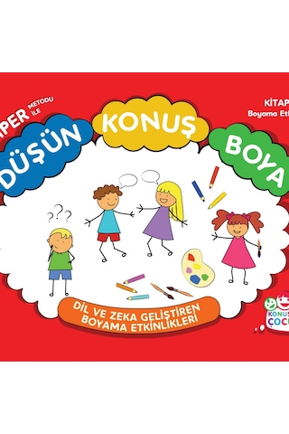 Scamper Metodu Ile Düşün Konuş Boya 3'lü Set