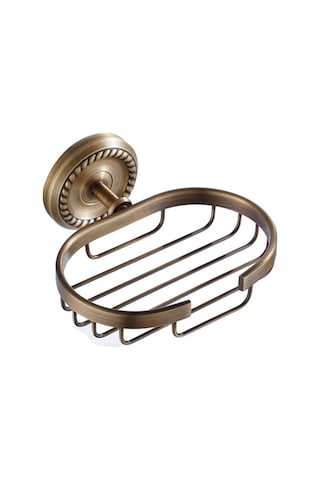 Fause Oval Sabunluk Vintage Antik Pirinç