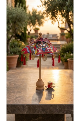 Barocco Soleil Rouge Bali Şemsiyesi Sarı
