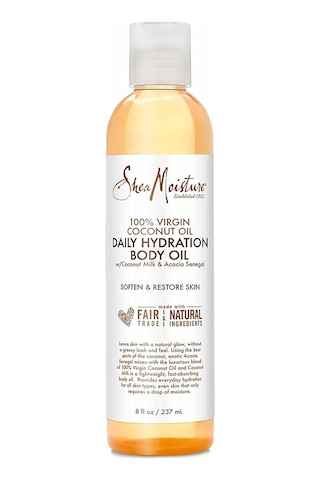 Shea Moisture %100 Saf Hindistan Cevizi Yağlı Günlük Nemlendirici Vücut Yağı 237ml