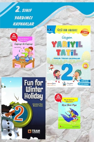 2.sınıf Yarıyıl Tatil Kitabı+fun For Winter Holiday -2024