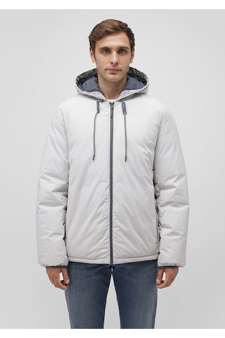 Mavi - Kapüşonlu Açık Gri Şişme Mont 0110352-70080 Gri