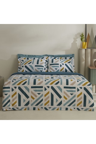 Karaca Home Morgan %100 Pamuk Tek Kişilik Nevresim Takımı Yeşil Yeşil