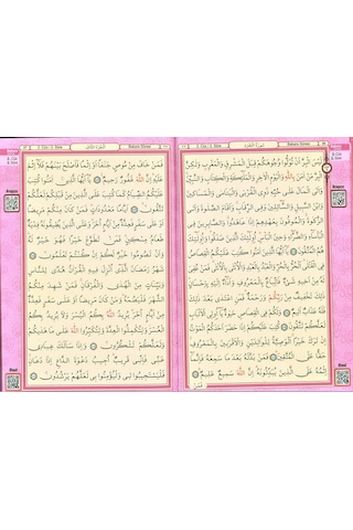 Bilgisayar Hatlı - Kolay Okunabilen - Pembe Gül Desenli - Rahle B