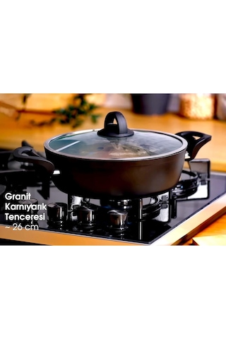 Hisar Granit Karnıyarık Tenceresi 26 Cm