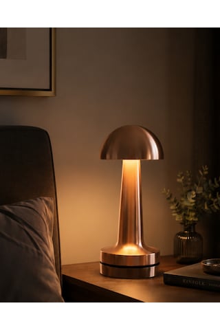 Mantar Masa Lambası Dokunmatik Led Gece Lambası - Lisinya Sarı