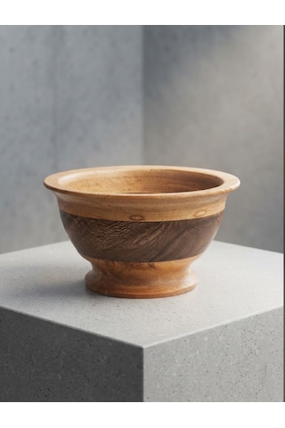 Keleşgilhome El Yapımı Ahşap Dekoratif Obje Ø20xh12cm