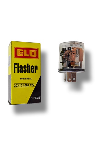 Elo Flaşör 3 Terminal Elektromekanik Universal 12 Volt