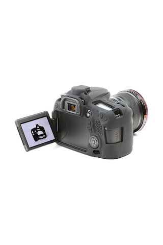 Easycover Canon 70D Silikon Kılıf Ecc70Db (Siyah)