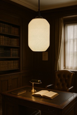 Dekoratif Avize Zikzak Serisi İskandinav Ev Ofis Veranda Mutfak Çap 20 Cm Çok Renkli