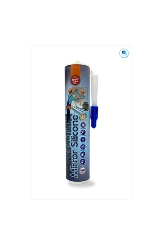 Ayna Silikonu 300 Ml Montaj Tamir Yapıştırıcı Silikon Banyo Mutfa Beyaz