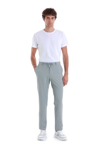 Hatemoğlu Gri Dinamik Fit Kareli Yandan Cepli Jogger Pantolon 29221024c006 140 Gri