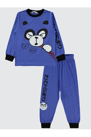 Civil Boys Erkek Çocuk Pijama Takımı 2-5 Yaş Saks Mavisi Saks Mavisi