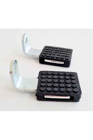 Bisiklet Arka Basamak Sabit Sağ-Sol Takım Siyah