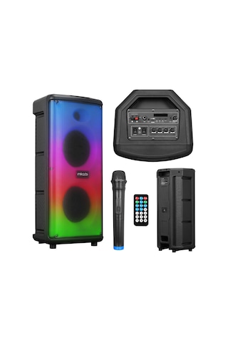 Mikado MD-833KP 7.4V 3000 mAh 30 W Bluetooth-USB-TF-FM-Led Işıklı Mikado MD-833KP 7.4V 3000 mAh 30 W Bluetooth-USB-TF-FM-Led Işıklı