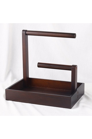 Homyl Takı Ekran Standı Askı Bilezikler Dresser Için Saklama Kahverengi