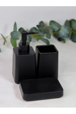 Denezo Banyo Aksesuarları Seti 164980825 Mat Siyah