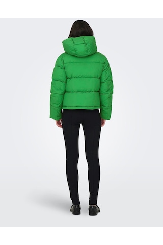 Only Onlann Premium Puffer Jkt Short Otw Kadın Mont-27210 - Yeşil
