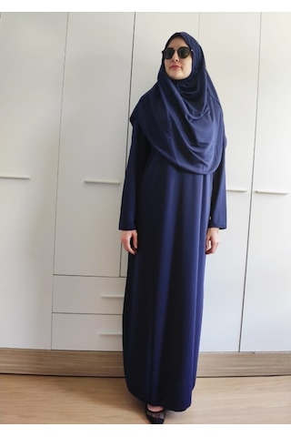 Tek Parça Namaz Elbisesi (Lacivert) Lacivert Tek Parça Namaz Elbisesi (Lacivert) Lacivert