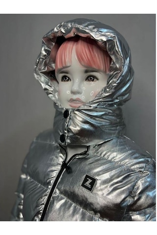 MODAVALS SU GEÇİRMEZ KAPİTONE UNISEX GARSON BOY ÇOCUK MONT - GRİ
