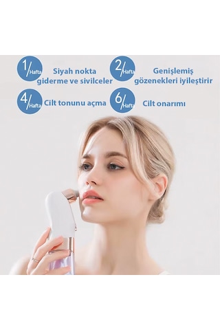 Ezere Su Hazneli Şarjlı Vakumlu Siyah Nokta Temizleme Cihaz
