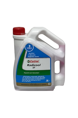 Castrol Radicool Sf 4 Mevsimlik Kırmızı Antifriz 3 Litre