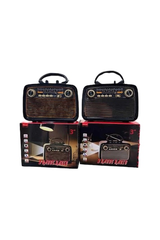 Eskitme Nostalji Tasarımlı Bluetoothlu Nostalji Radyo Ahşap Nostaljik Görünümlü 81367541