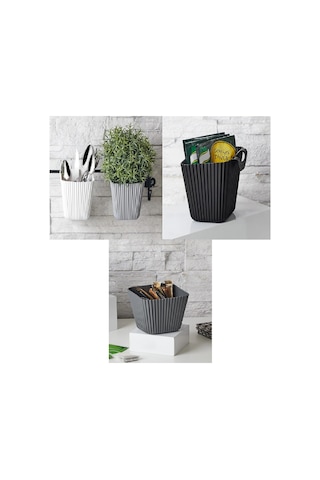Duvara Asılan Çok Amaçlı Organizer - 2'li Saksı Set