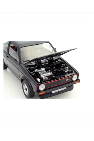 Norev 1:18 Ölçek 1976 Volkswagen Golf 1 Gtı Siyah Metal Model Araba