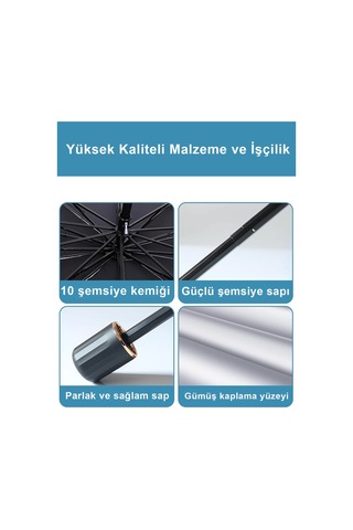 Bay Katlanabilir Şemsiyeli Araç Ön Cam Güneşliği Uv Korumalı Isı Yansıtıcı Tüm Araçlara Uygun Najmaddin