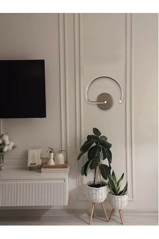 Gigi Aplik Kahverengi Gün Işığı Ledli Banyo Led Duvar Aplik Kahverengi