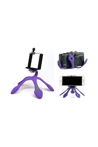 5 Ayaklı Portatif Telefon Tutucu Mini Tripod