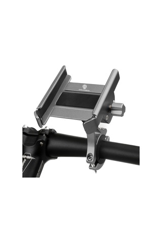 Cyclıngbox-yükseltilmiş Alüminyum Alaşım Bisiklet Cep Telefonu,ya18857tc-1 Gri