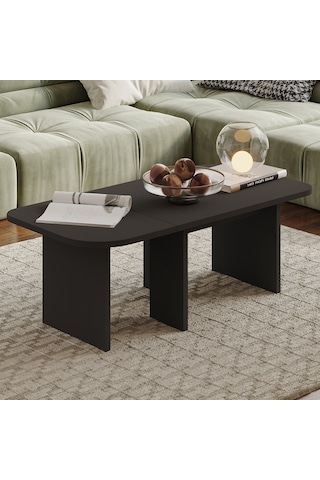 Iris Modüler Orta Sehpa Modern Tasarım, Çok Amaçlı Kullanım Sehpa Antrasit