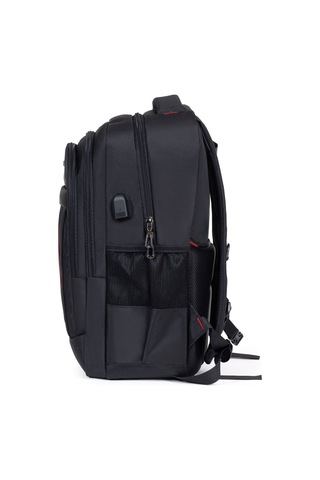 Dada Siyah Okul Çantası Geniş İç Hacim Yandan Cepli Uzun Ömürlü ve Sağlam Ortaokul - Lise - Üniversite