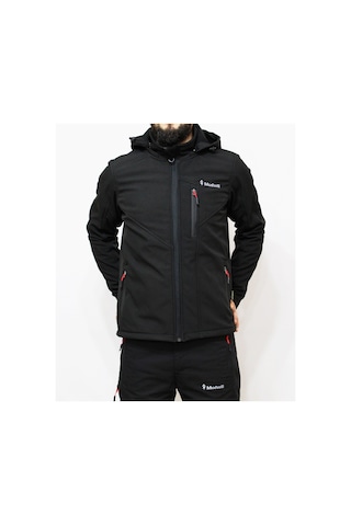 Mudwill Softshell Erkek Mont Ceket Siyah