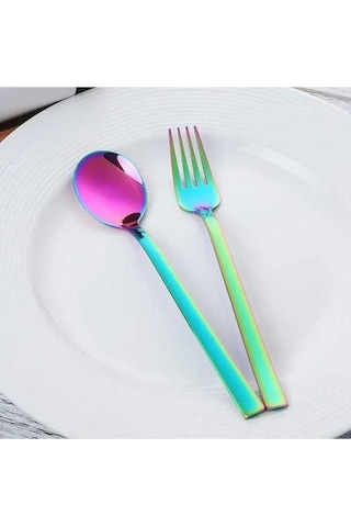 Besthome1 Çelik Salata Servis - Hafif, Dayanıklı, Stil Ve Renkli Çok Renkli