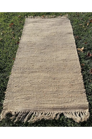 Eko Halı Echo Jüt Ech 02 Natural Dekoratif Jüt Kilim Naturel Bej