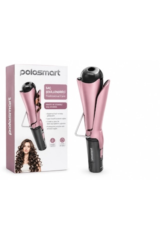 Polosmart Psc 103 Dalga & Bukle Yapıcı Otomatik Saç Şekillendirici Maşa Pink / Siyah