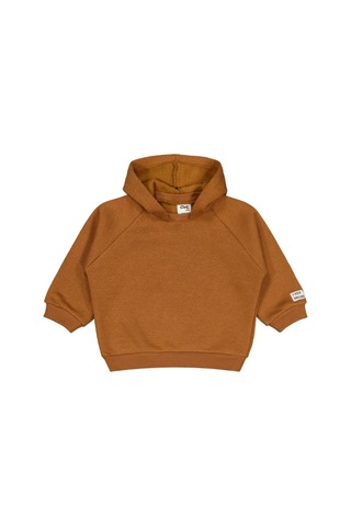 Civil Baby Keep Smiling Etiketli Basic 6-18 Ay Sweatshirt Açık Kahverengi