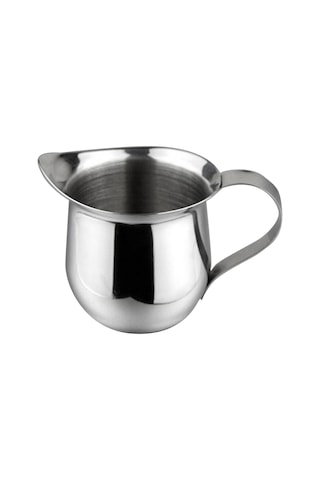Xiyyadms Stainless Steel Süt Köpürtme Kasesi 90ml - Akıcı Döküm, Modern Tasarım, Gümüş Renk Diğer