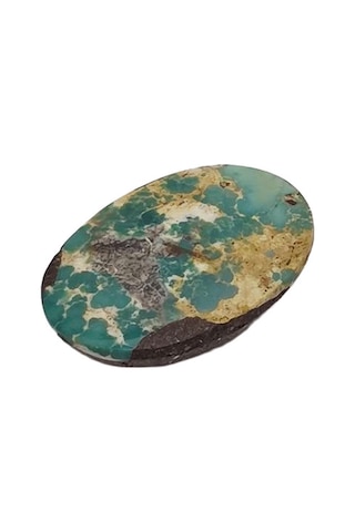 Doğal İran Nişabur Firuze Turkuaz Taşı 19 Karat - 3,75 Gram renkli