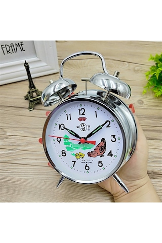 Nostaljik Kurmalı Horozlu Çalar Saat