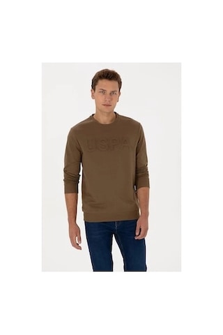 Us Polo Assn. U.s. Polo Assn. Erkek Sweatshirt Haki Vr027haki