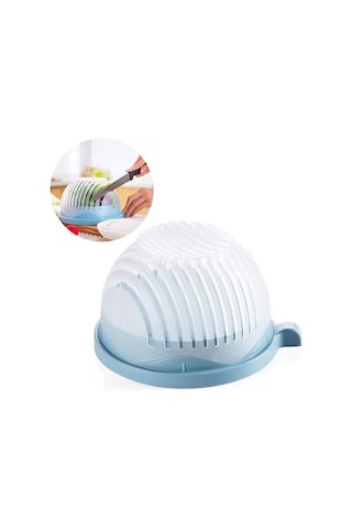 Sunup Sn-27136 Pratik Meyve Sebze Salata Dilimleyici Kesici Şeffaf