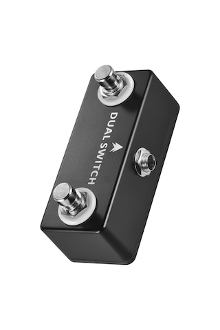 Moskyaudio Dual Swıtch Çift Ayak Pedalı Ayak Pedalı Siyah