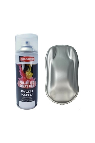 Colorium Plasti Dip Sökülebilir Kauçuk Metalik Gri Sprey Dip B . Gümüş