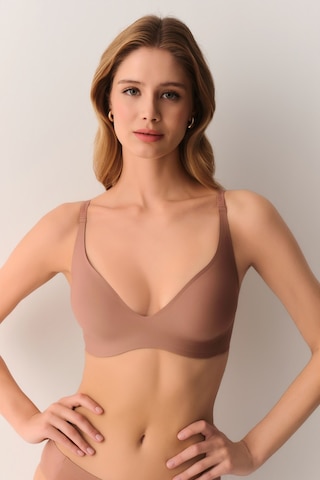 Suwen Invisible Lazer Kesim Balensiz Dekolteli Sütyen Sw5989272 Nude