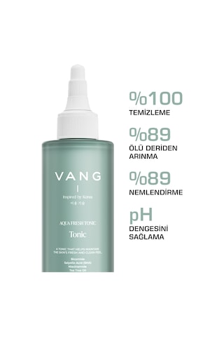 Vang Yağlı Sivilce Leke Siyah Nokta Karşıtı Karma Cilt Ciltler İçin Tonik Salisilik Asit 200 Ml